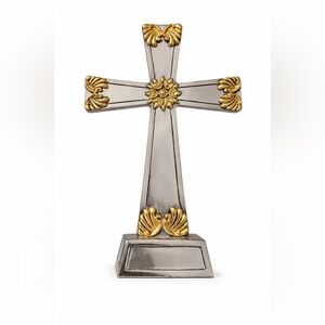 Silver and Gold Decorative Cross